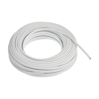 Piattina costa stretta 2x0.75mm bianco