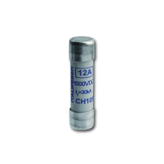 Fusibile cilindrico 10.3x38mm per fotovoltaico 16A 1000Vdc