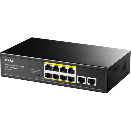 Switch Ethernet POE+ 10 Porte 120W