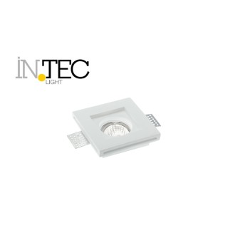Incasso in gesso verniciabile quadrato GU10