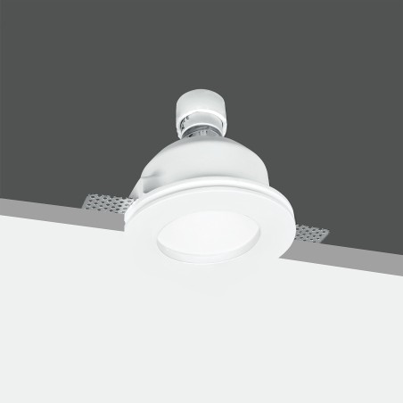Incasso in gesso verniciabile rotondo GU10