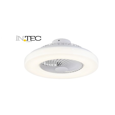 Plafoniera LED con ventilatore effetto cielo stellato smart Wi-Fi CCT