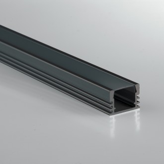 Profilo In Alluminio Roma Nero 2 MT