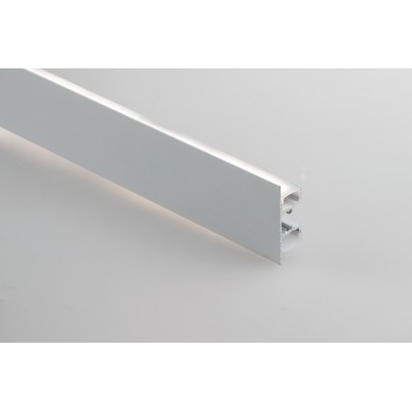 Profilo In Alluminio Bianco Doppia Emissione 2 Metri