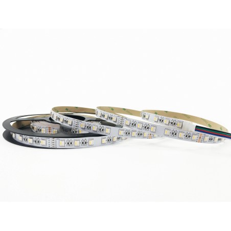 Striscia strip LED SMD 5050 RGB + 4000K 5 METRI 60 LED 19,2W IP20