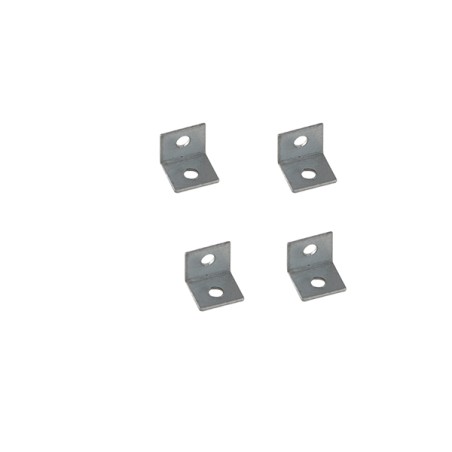 Kit 6 Staffe In Acciaio Per Pannello LED
