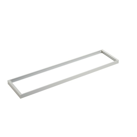 Struttura In Alluminio Per Montaggio Per Pannello LED 30X120 BIANCO