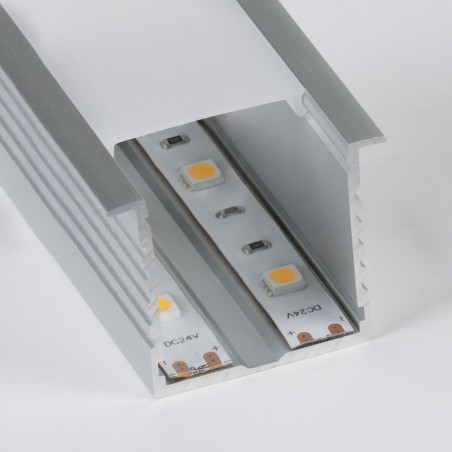 Profilo In Alluminio Incasso Per Strip Led 44x35 IP20