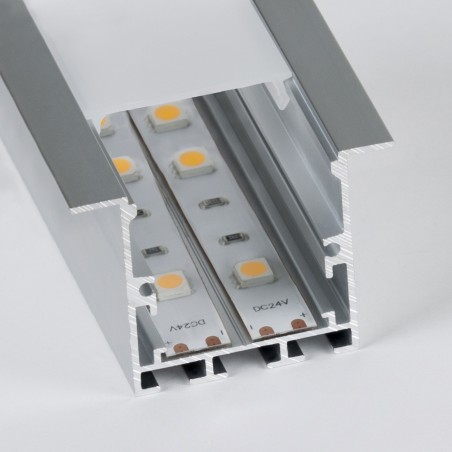 Profilo In Alluminio Incasso Per Strip Led 50x35 IP20