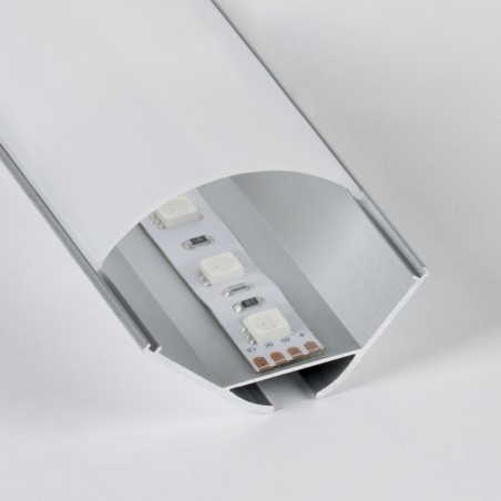 Profilo In Alluminio Curvo Per Strip Led 29x29 IP20