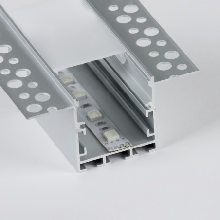 Profilo In Alluminio Incasso Per Strip LED 74x35 IP20