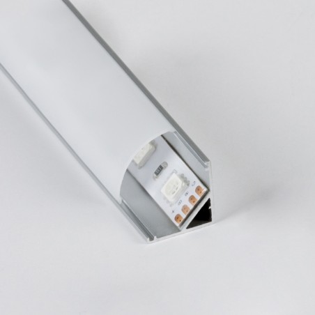 Profilo In Alluminio Angolare 90° Per Strip LED 16X15 IP20