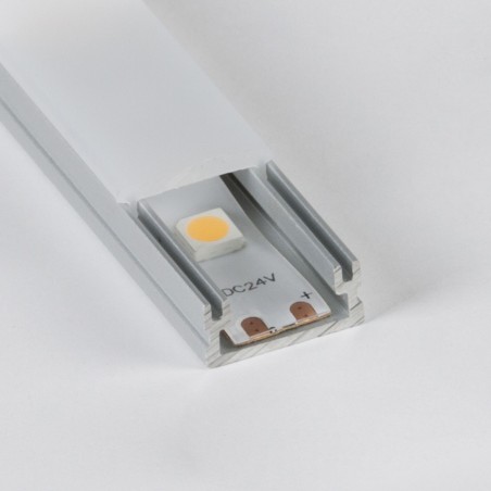 Profilo In Alluminio Incasso Pavimento Per Strip LED 16x9 IP20